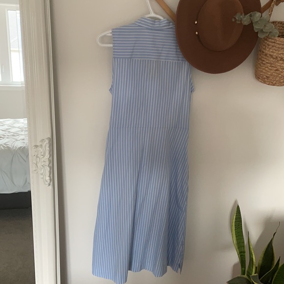 Willow & Thread | Blue & White Striped Dress - Picture 5 of 5